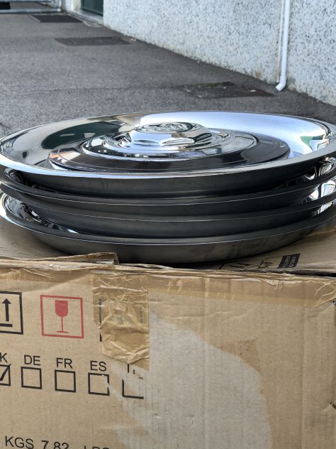 borchie ruota non ventilate per rolls royce silver shadow 1965/1972 - Foto 6