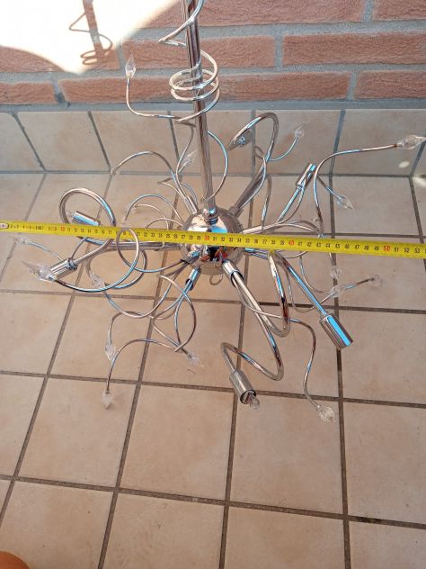 LAMPADARIO METALLO DESIGN MEDUSA - Foto 2