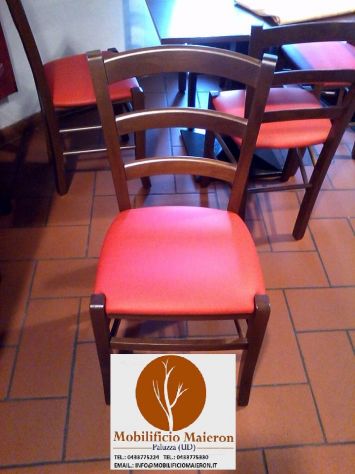 Set Modena Sedie Tavoli Per Arredamento Bar Ristorante Pizzeria Osterie - Foto 7