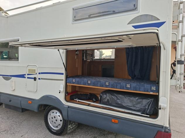 CAMPER CI DUCATO MANSARDATO 7 POSTI DOPPIA DINETTE LETTI CASTELLO FOTOVOLTAICO PORTABICI CAMPEGGIO USATI GENERALI 1781 - Foto 8