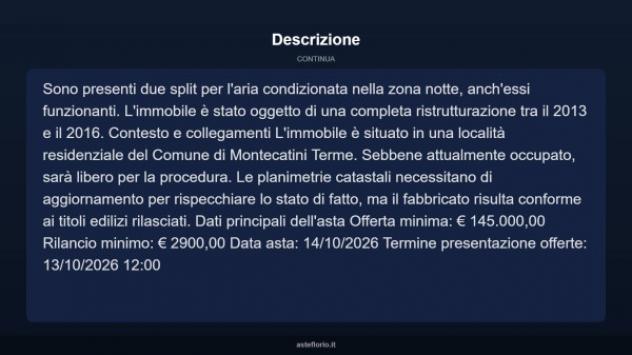Immobile in asta di 94 m² in vendita a Montecatini-Terme - Foto 12