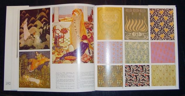 LIBRO D'ARTE Illustrazione Art Nouveau (Liberty Jugendstil) Laterza, 1989 - Foto 3