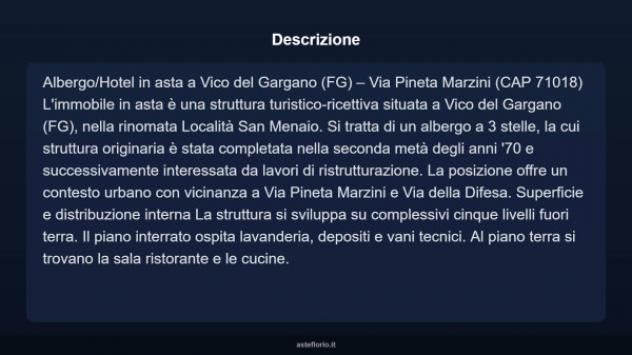 Immobile in asta di 1514 m² in vendita a Vico del Gargano - Foto 3
