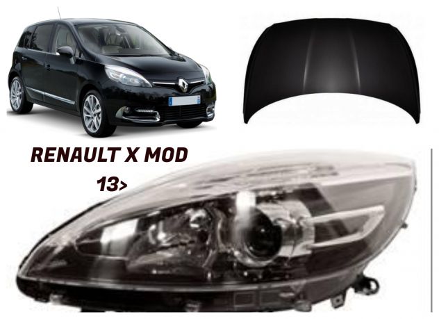 Renault Scenic X Mod frontale parafango paraurti kit airbag cerchi 13>16