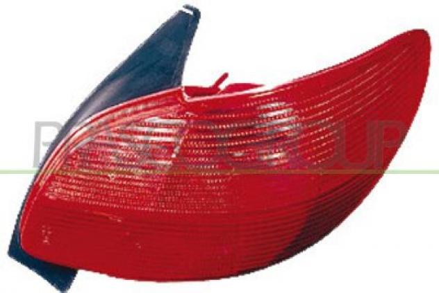 FANALE POST.S.(versione fino al 04/2003, con luci orizzontali) PG0094154 Parti elettriche  Fanaleria  Fanali  Fanale post. sx. PEUGEOT - 206 - 1998  2