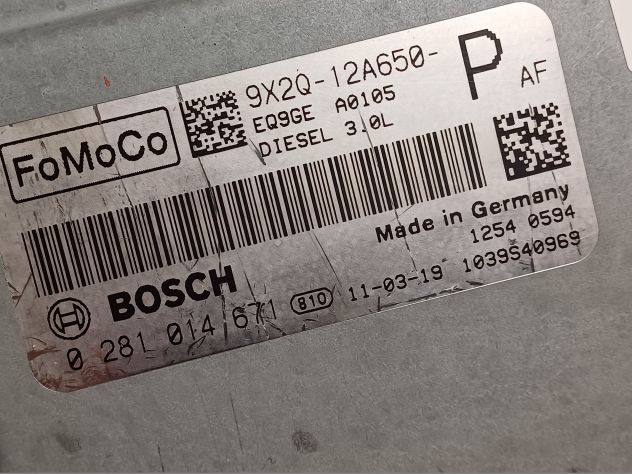 0281014671 centralina ECU per LAND ROVER RANGE SPORT 3.0 D 4X4 2005 9X2Q-12A650 - Foto 5