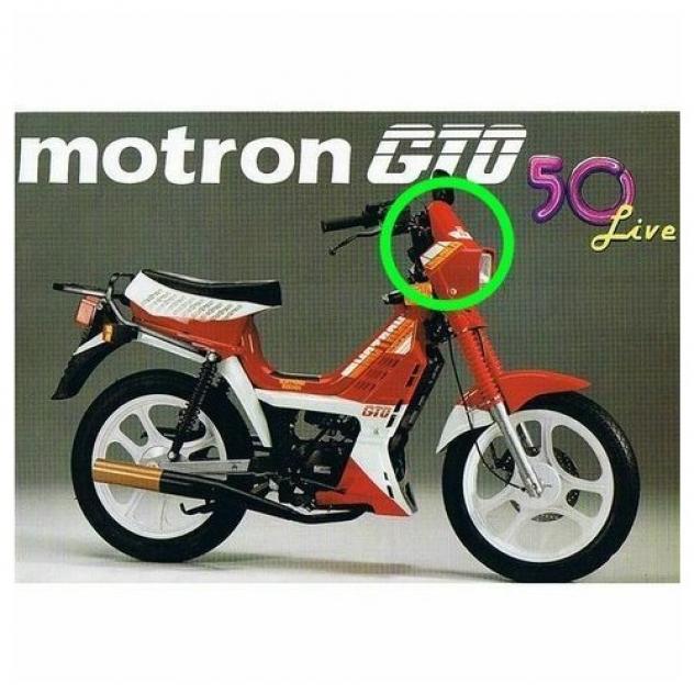 Kit adesivi mascherina faro Motron GTO 50 - Foto 2