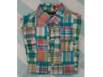 Piombo camicia patchwork