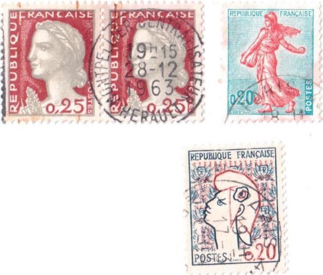 Francobolli da collezione Francia - Foto 2
