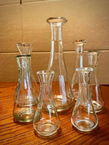 Ampolle Quartini in vetro Vintage