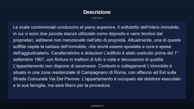 Immobile in asta di 112 m² con più di 5 locali in vendita a Campagnano di Roma - Foto 13