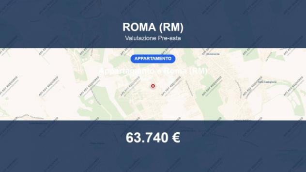 Immobile in asta di 56 m², box auto in vendita a Roma