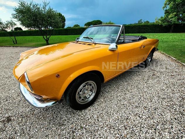 Fiat 124 Spider 1400 1968 CRS ASI GIALLO POSITANO TARGHE NERE