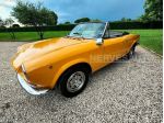 Fiat 124 Spider 1400 1968 CRS ASI  GIALLO POSITANO TARGHE NERE