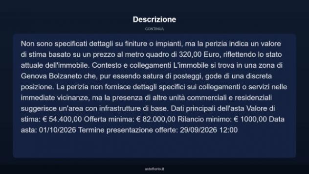Immobile in asta di 170 m² in vendita a Genova - Foto 9