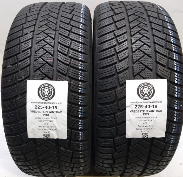 2 GOMME 225 40 19 VREDESTEIN A61468