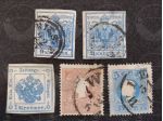 AUSTRIA 1850-1899 Lotto di 32 francobolli