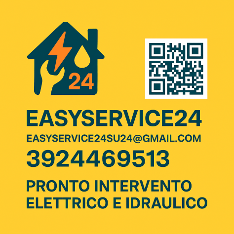 🔧 PRONTO INTERVENTO ELETTRICO &amp; IDRAULICO H24 – EASYSERVICE24 ⚡💧