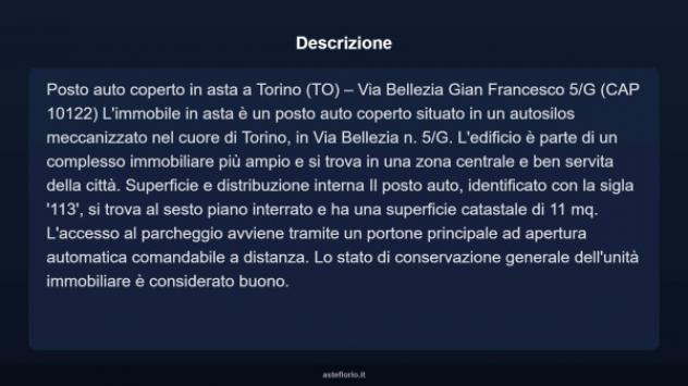 Immobile in asta di 11 m² in vendita a Torino - Foto 3