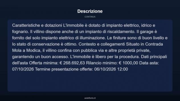 Immobile in asta di 268 m² con più di 5 locali e box auto in vendita a Modica - Foto 5