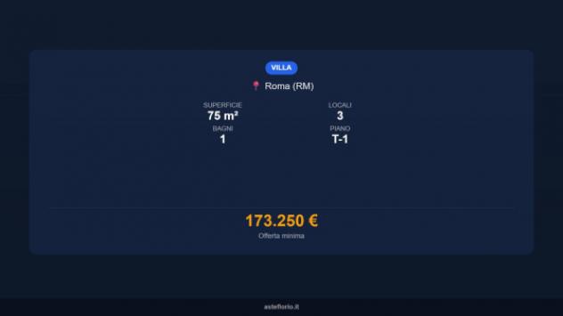 Immobile in asta di 75 m², box auto in vendita a Roma - Foto 16