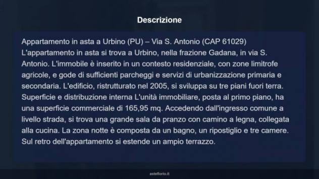 Immobile in asta di 165 m² in vendita a Urbino - Foto 9