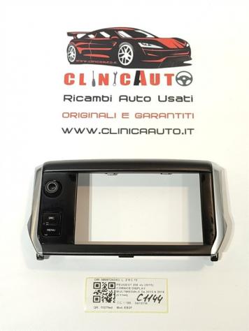 MASCHERINA CENTRALE CRUSCOTTO PEUGEOT 208 Serie 98097243XU EB2F (1219)