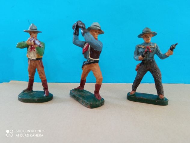 Soldatini cowboy in pasta Elastolin - Foto 3
