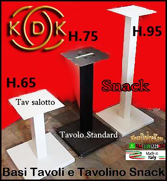 Basi per Tavoli da BaR-Ristorante