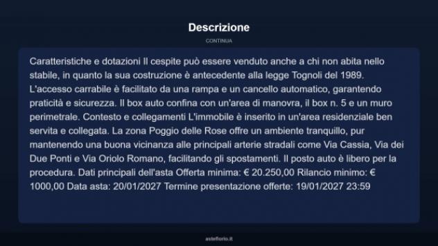 Immobile in asta di 22 m² in vendita a Roma - Foto 5