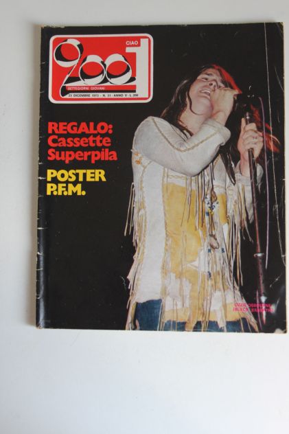 CIAO 2001 rivista musica rock progressive numeri annata 1973 entra scegli - Foto 6