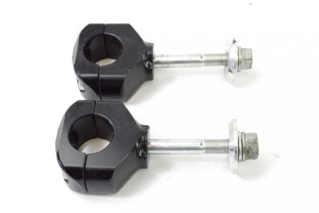 DUCATI HYPERMOTARD 1100 S YP000608010 YP000610010 RISER SUPPORTI MANUBRIO CNC RACING 07 - 09 HANDLEBAR HOLDERS 36011171A 36011161A - Foto 2