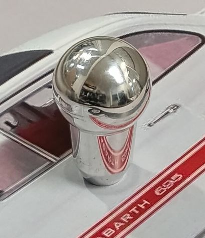 Pomello Cambio in Alluminio Lucidato M10x1.25 – Fiat 500 / 126 / 600
