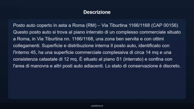 Immobile in asta di 14 m² in vendita a Roma - Foto 3