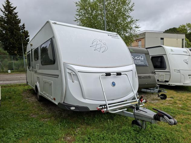 CARAVAN ROULOTTE KNAUS 4 POSTI LETTO DINETTE FERRO DI CAVALLO LETTI GEMELLI CAMPEGGIO CAMPER GENERALI USATI 1594 - Foto 2