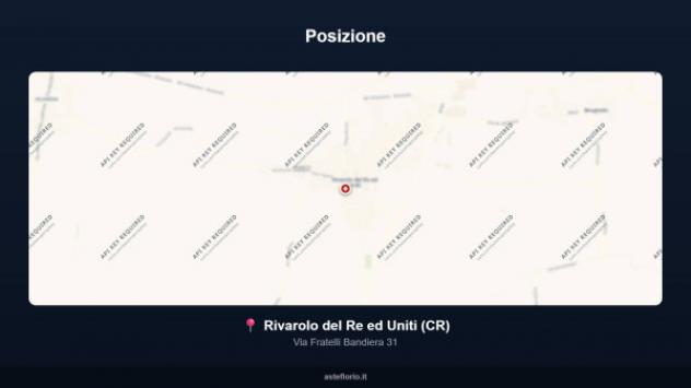 Immobile in asta di 226 m² con più di 5 locali in vendita a Rivarolo del Re ed Uniti - Foto 13