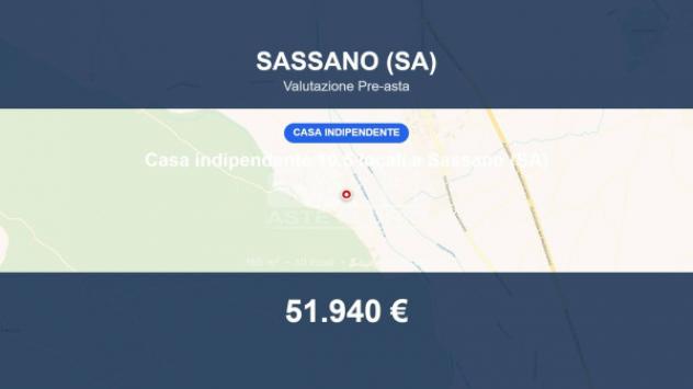 Immobile in asta di 165 m² con più di 5 locali e box auto in vendita a Sassano