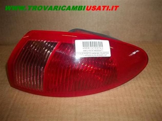 FANALE POST.D.(parte est.) PLASTICA INTERNA ROSSA ALFA ROMEO 147 (W8) Parti elettriche Fanaleria Fanali Fanale post. sx. ALFA ROMEO - 147 - 01-08-