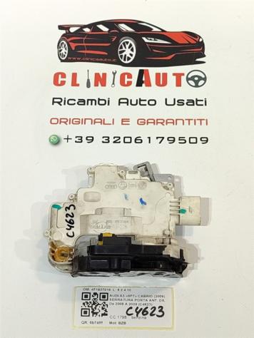 SERRATURA ANTERIORE DESTRA AUDI A3 Cabriolet Serie (8P7) 4F1837016B BZB (0813)