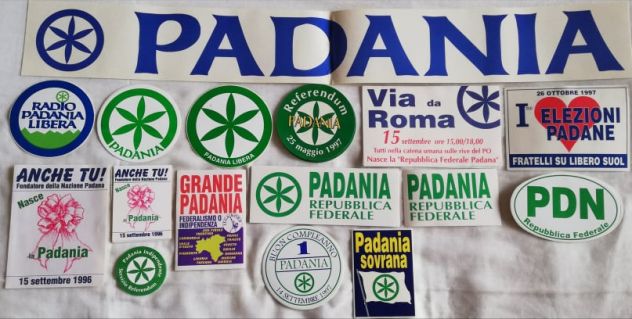 Adesivi,stickers Lega Lombarda-Lega Nord-Padania - Foto 2