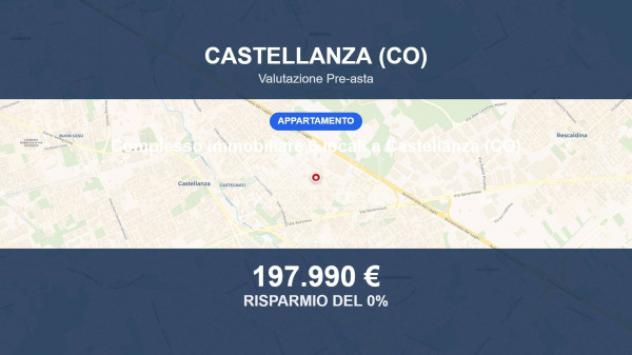 Immobile in asta di 120 m², box auto in vendita a Castellanza