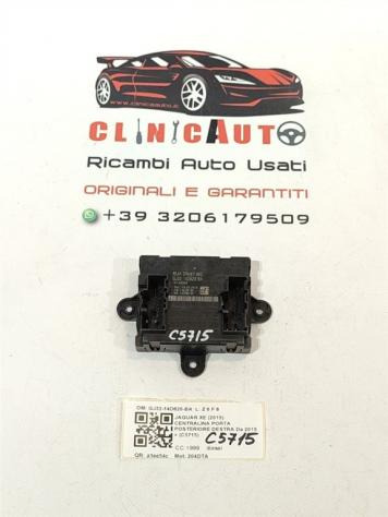 CENTRALINA PORTA POSTERIORE DX JAGUAR XE Serie (X760) GJ32-14D620-BA 204DTA (15)