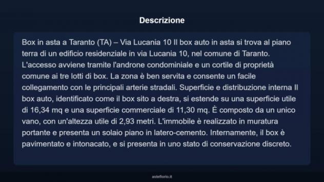 Immobile in asta di 16 m² in vendita a Taranto - Foto 4