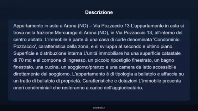 Immobile in asta di 70 m² in vendita a Arona - Foto 4