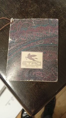 Valigia Rigida Vintage ETRO Milano – Tessuto Paisley e Cuoio (Artigianale) - Foto 5