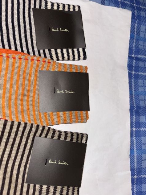 3 PAIA CALZE NUOVE DA UOMO FIRMATE ORIGINALI”PAUL SMITH”MADE IN ITALY - Foto 2