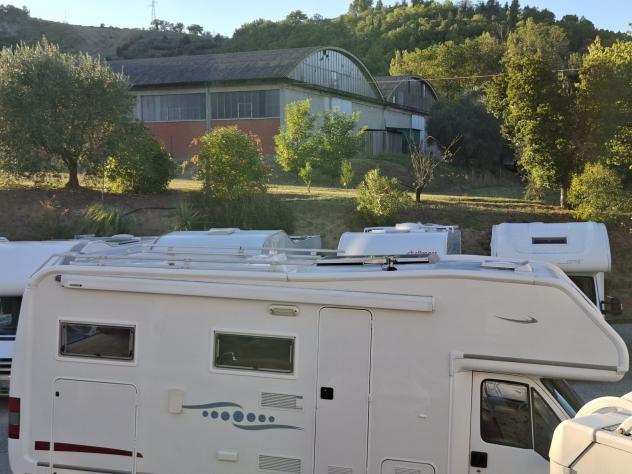 CAMPER ELNAGH DUCATO MANSARDATO 6 POSTI DINETTE GARAGE LETTO MATRIMONIALE CLIMATIZZATORE FOTOVOLTAICO CAMPEGGIO USATI 1790 - Foto 6