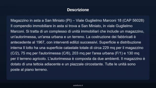 Immobile in asta di 229 m² in vendita a San Miniato - Foto 3