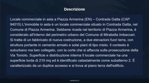 Immobile in asta di 210 m² in vendita a Piazza Armerina - Foto 4