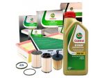 Kit Tagliando Castrol Golf V 1.9 2.0 TDI 4 Filtri + 5L Castrol EDGE Longlife 3